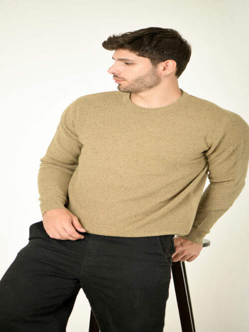 Neck Slim Fit Sweater