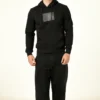 Logo Print Cotton Terry Hoodie