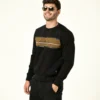 Men Full Sleeve Black Color Sweatshirt