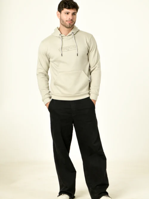 Men Full Sleeve Printed Hooded Sweatshirt