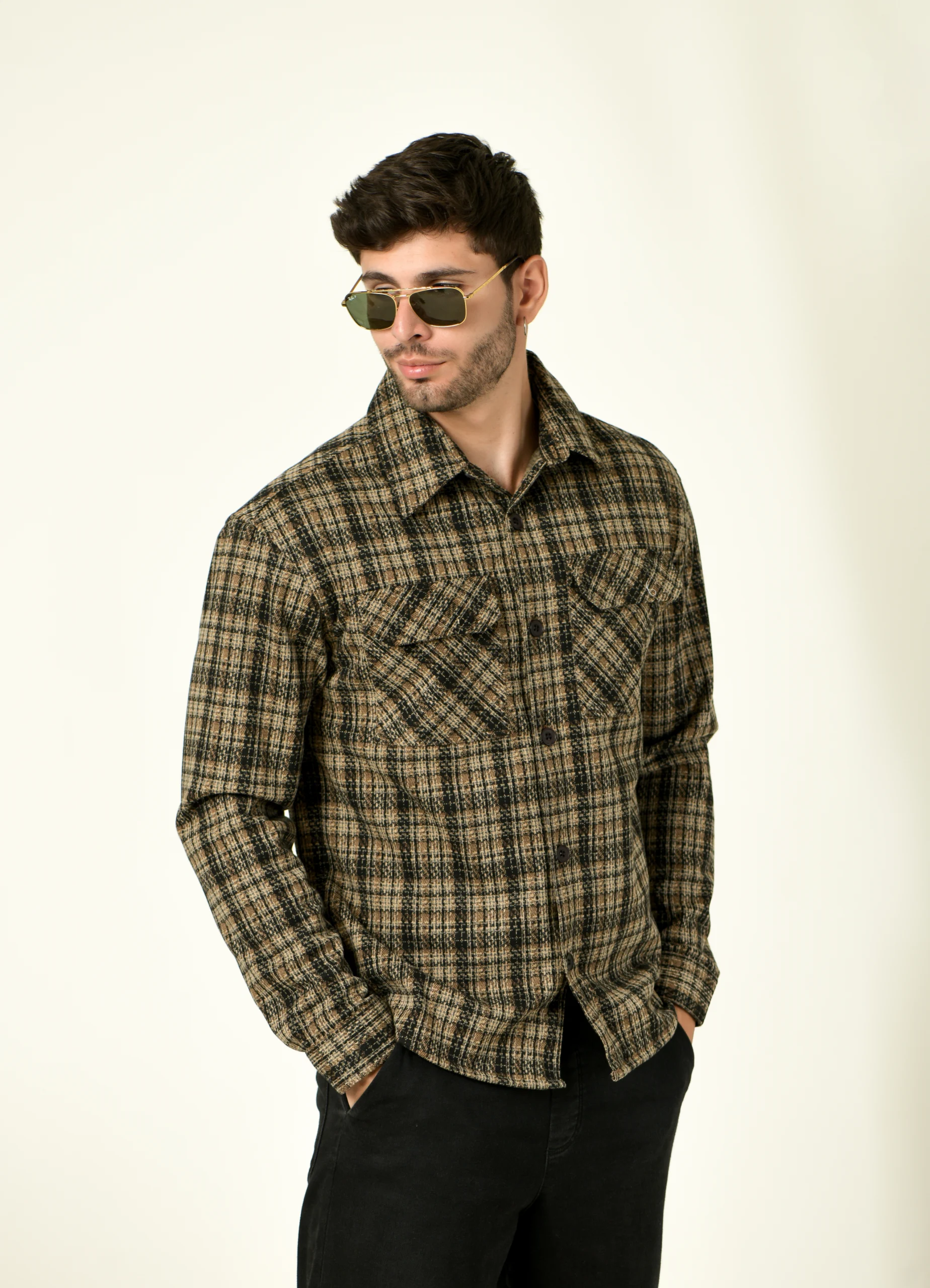 Men Checkered Tailored Jacket