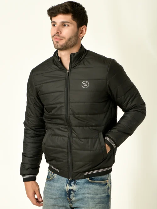 Men Solid Casual Jacket