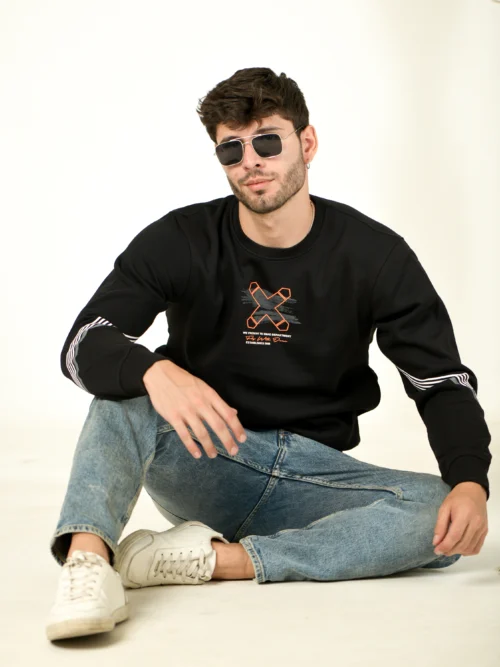 Men Full Sleeve Printed Sweatshirt
