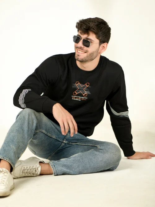 Men Full Sleeve Printed Sweatshirt