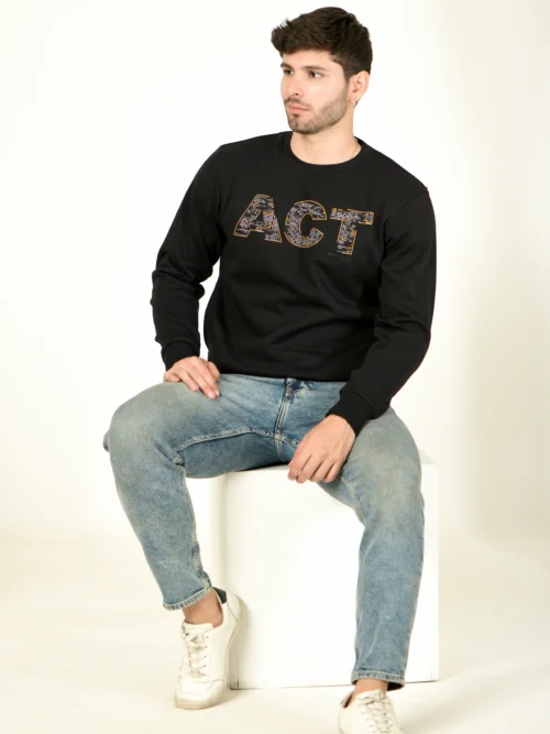 Men Full Sleeve Printed Sweatshirt