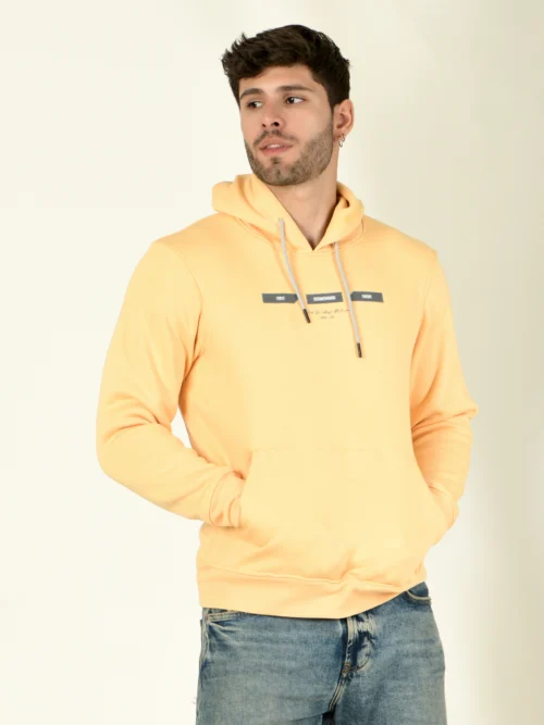 Men Full Sleeve Printed Hooded Sweatshirt