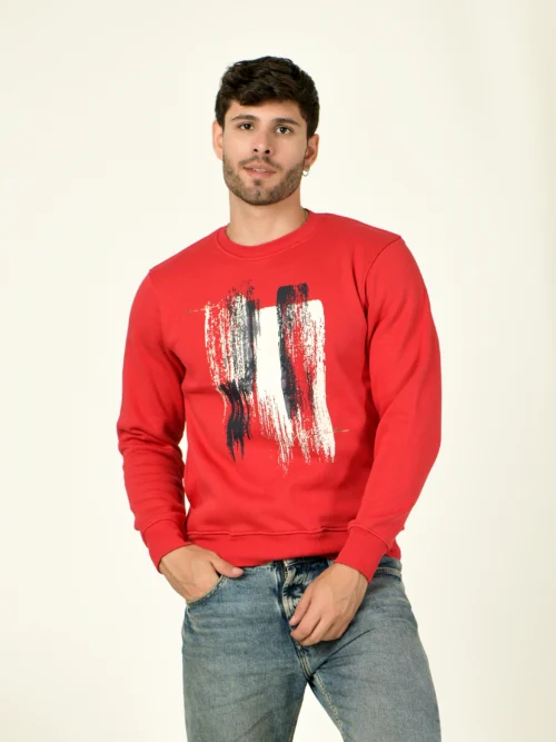 Men Full Sleeve Printed Sweatshirt
