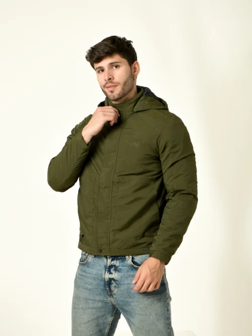 Men Solid Casual Jacket