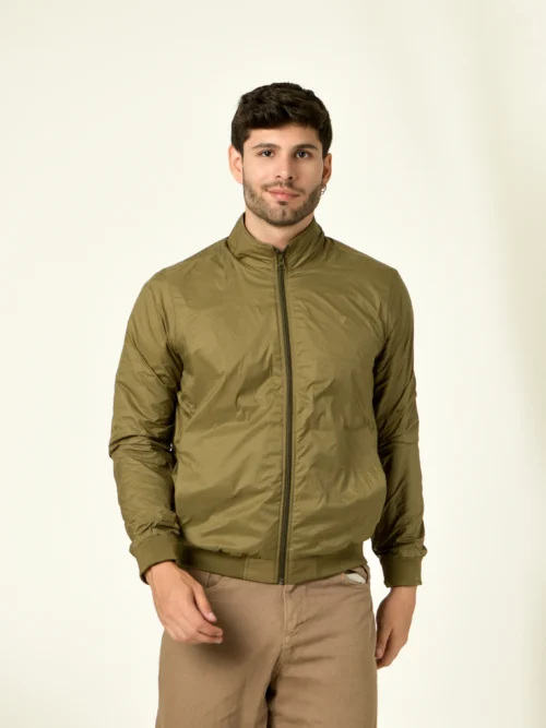 Men Solid Casual Jacket